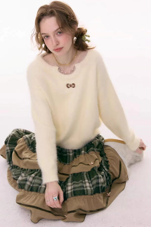 Soft Cloud Bow Sweater