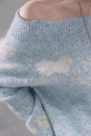 Soft Clouds Jacquard Sweater