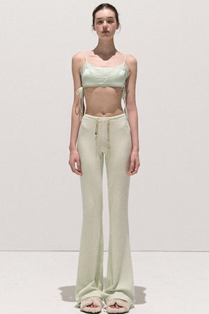 Soft Crewneck Knitwear Trouser Set-Up