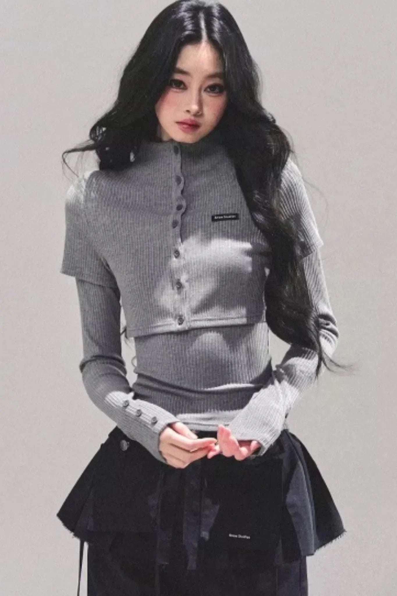 Soft Fall Knitted Top Two Piece Set
