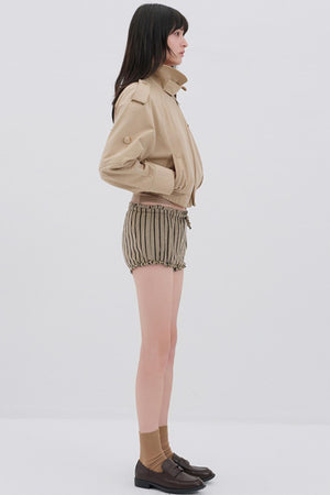 Soft Fleece Striped Pants