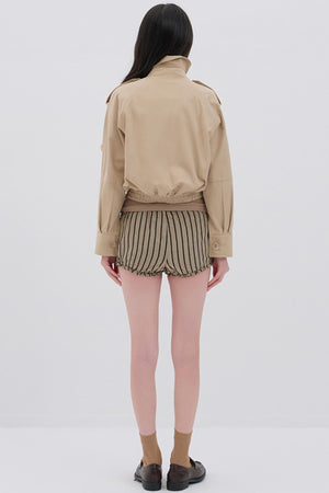Soft Fleece Striped Pants
