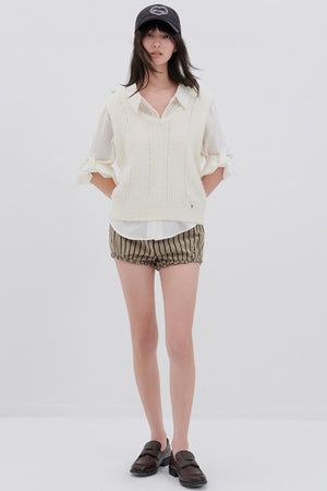 Soft Fleece Striped Pants