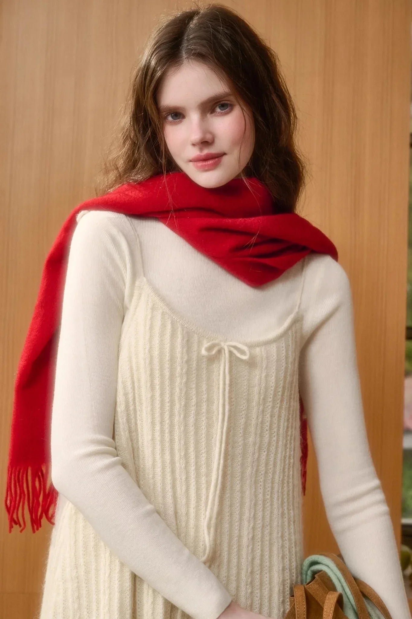Soft Gemstone Wool Pants Set-Up