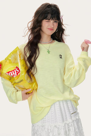 Soft Glutinous Long Sleeve T-Shirt