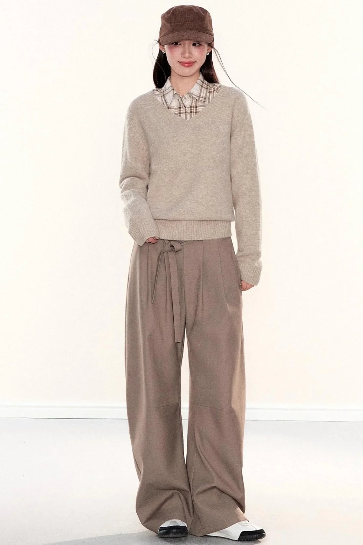 Soft Knit V-Neck Sweater