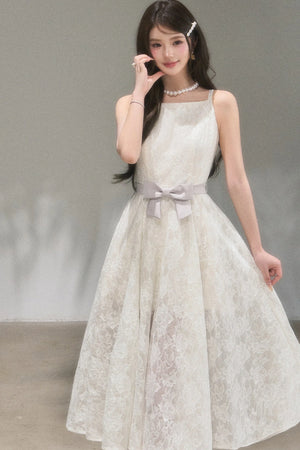 Soft Lace A-Line Dress
