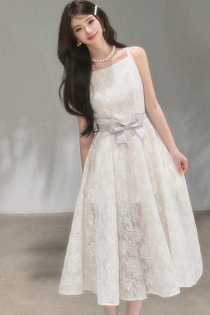Soft Lace A-Line Dress