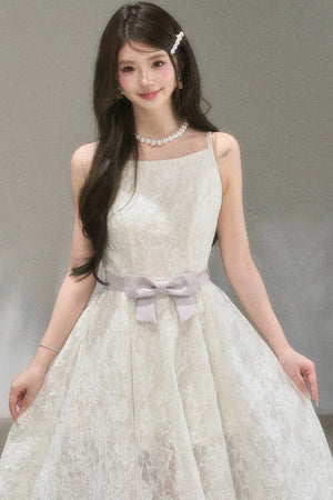 Soft Lace A-Line Dress