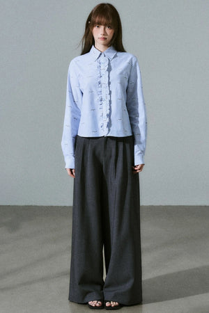 Soft Minimal Shoulder Top