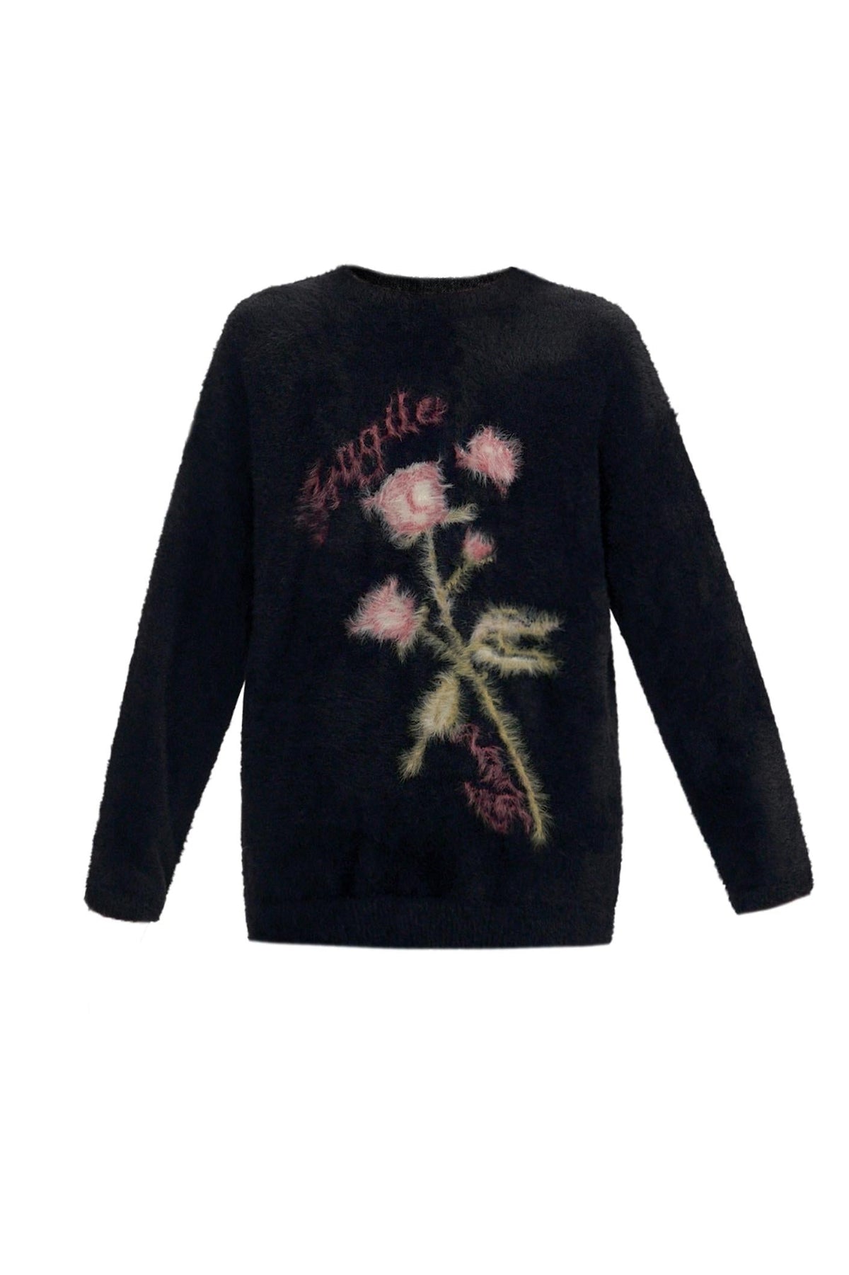 Soft Oversized Rose Sweater
