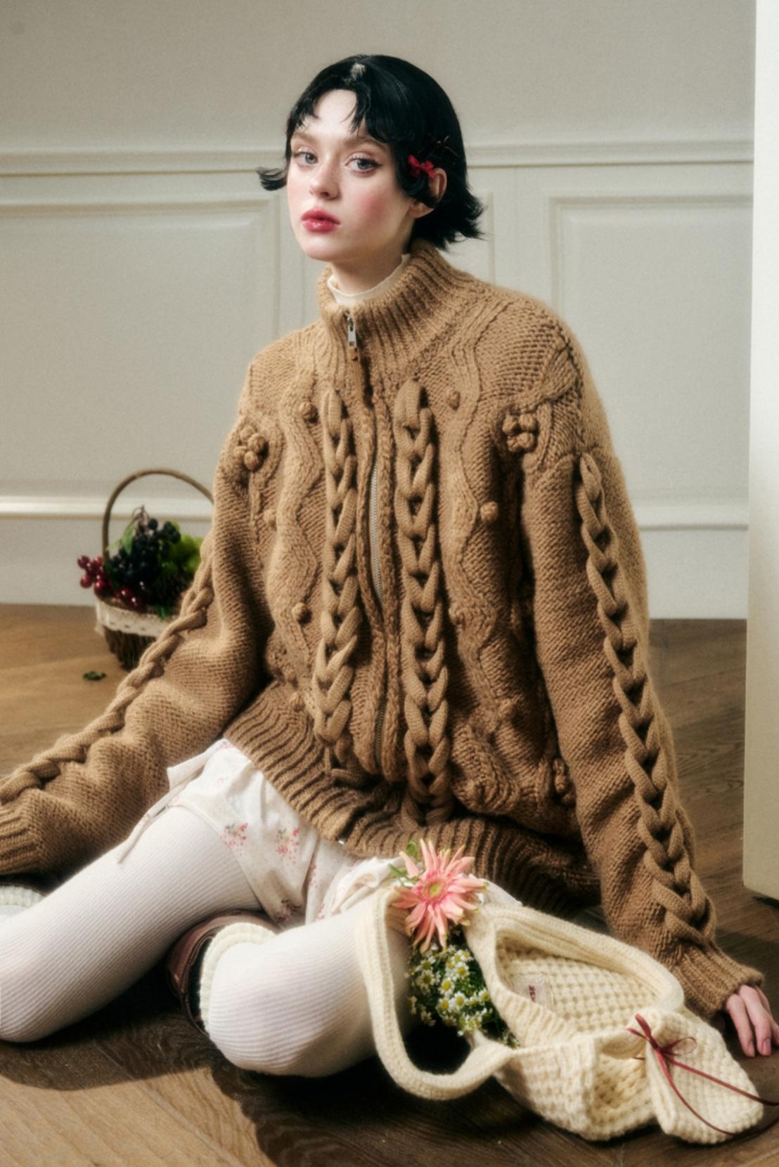 Soft Pure Wool Winter Jacket