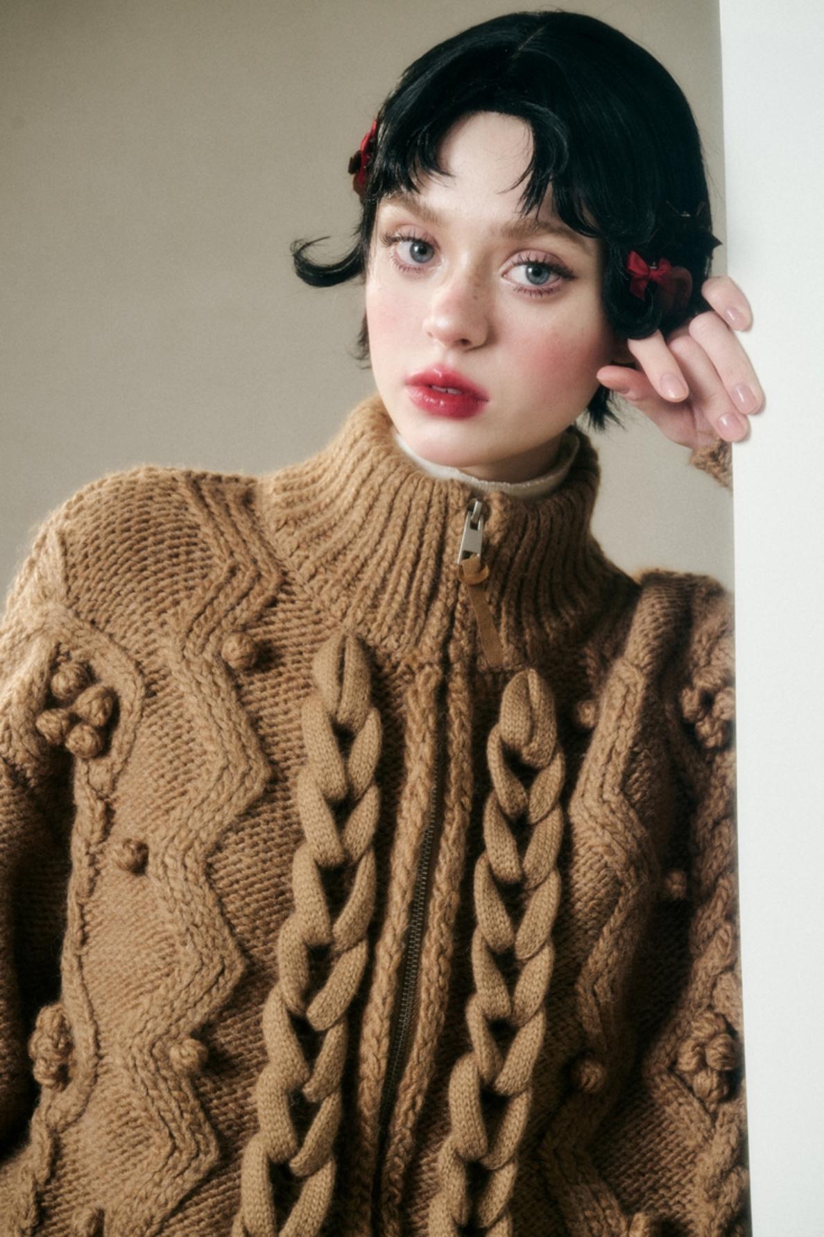 Soft Pure Wool Winter Jacket