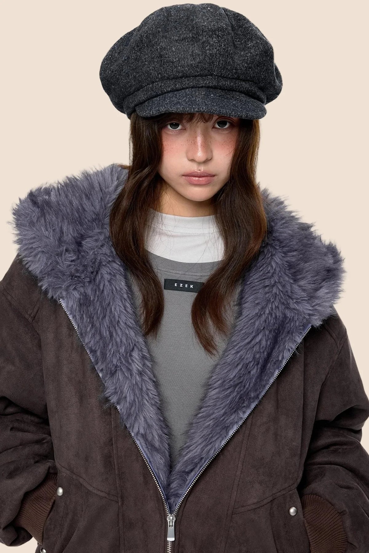 Soft Suede Chain Jacket