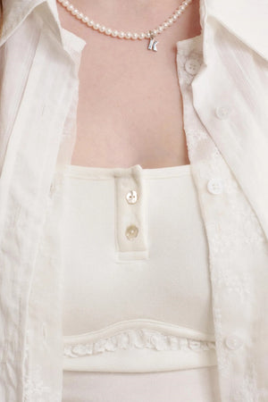 Soft Tencel Lace Shirt