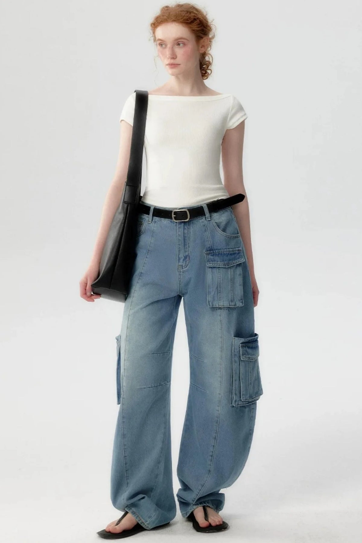 Soft White Off-Shoulder Top