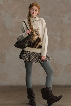 Soft Woolen Knitted Sweater Top