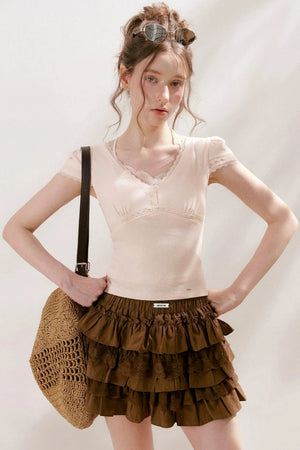 Softfit French Lace Top