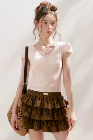 Softfit French Lace Top