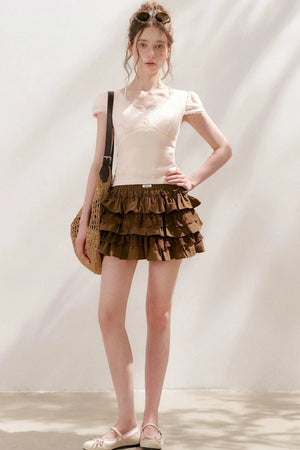 Softfit French Lace Top