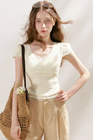 Softfit French Lace Top