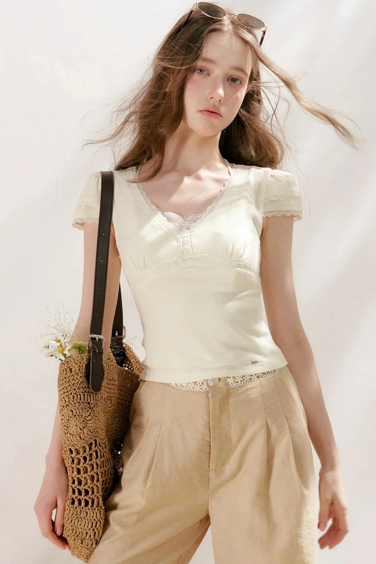 Softfit French Lace Top