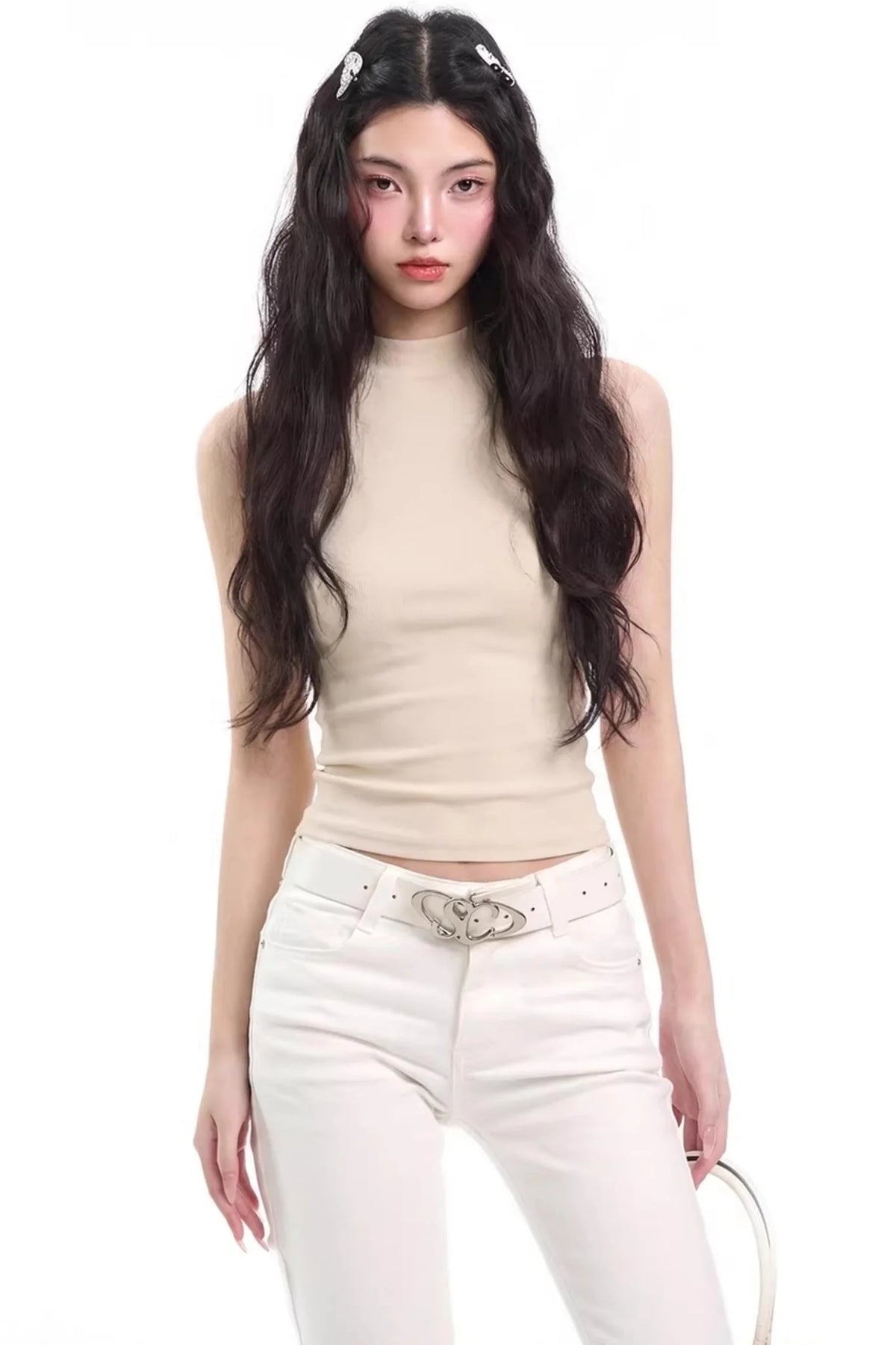 Solid Color Knitted Camisole