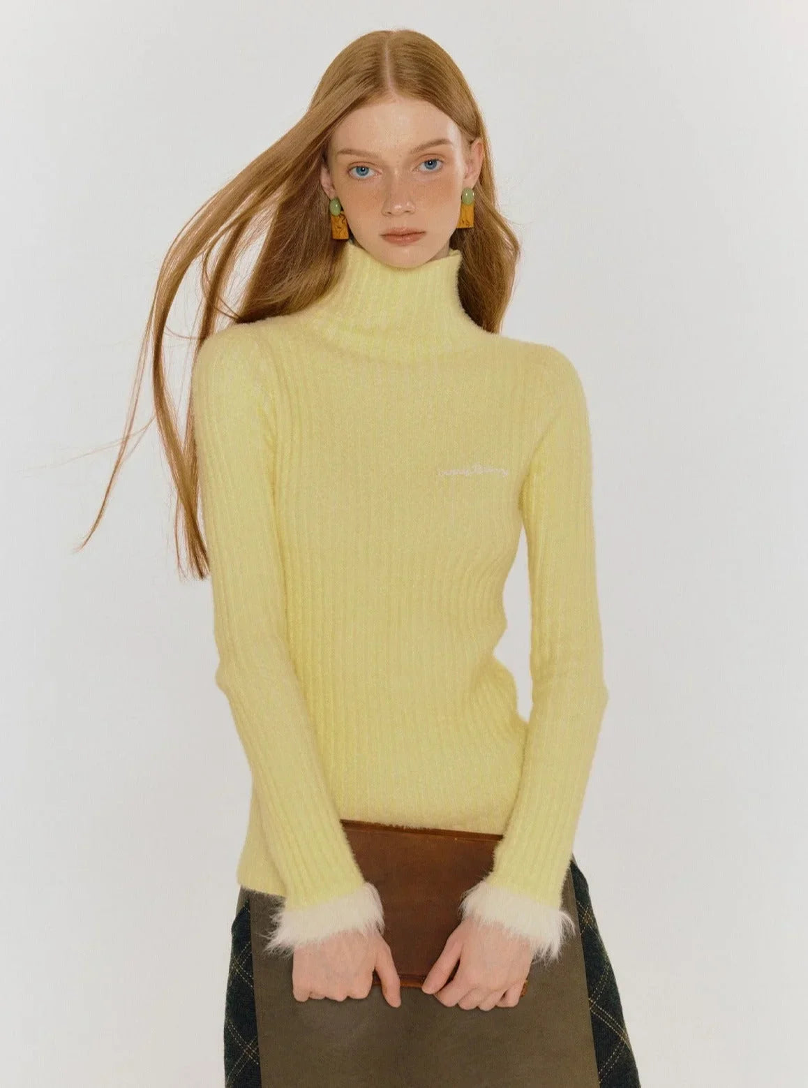 Solid Color Knitted Tops