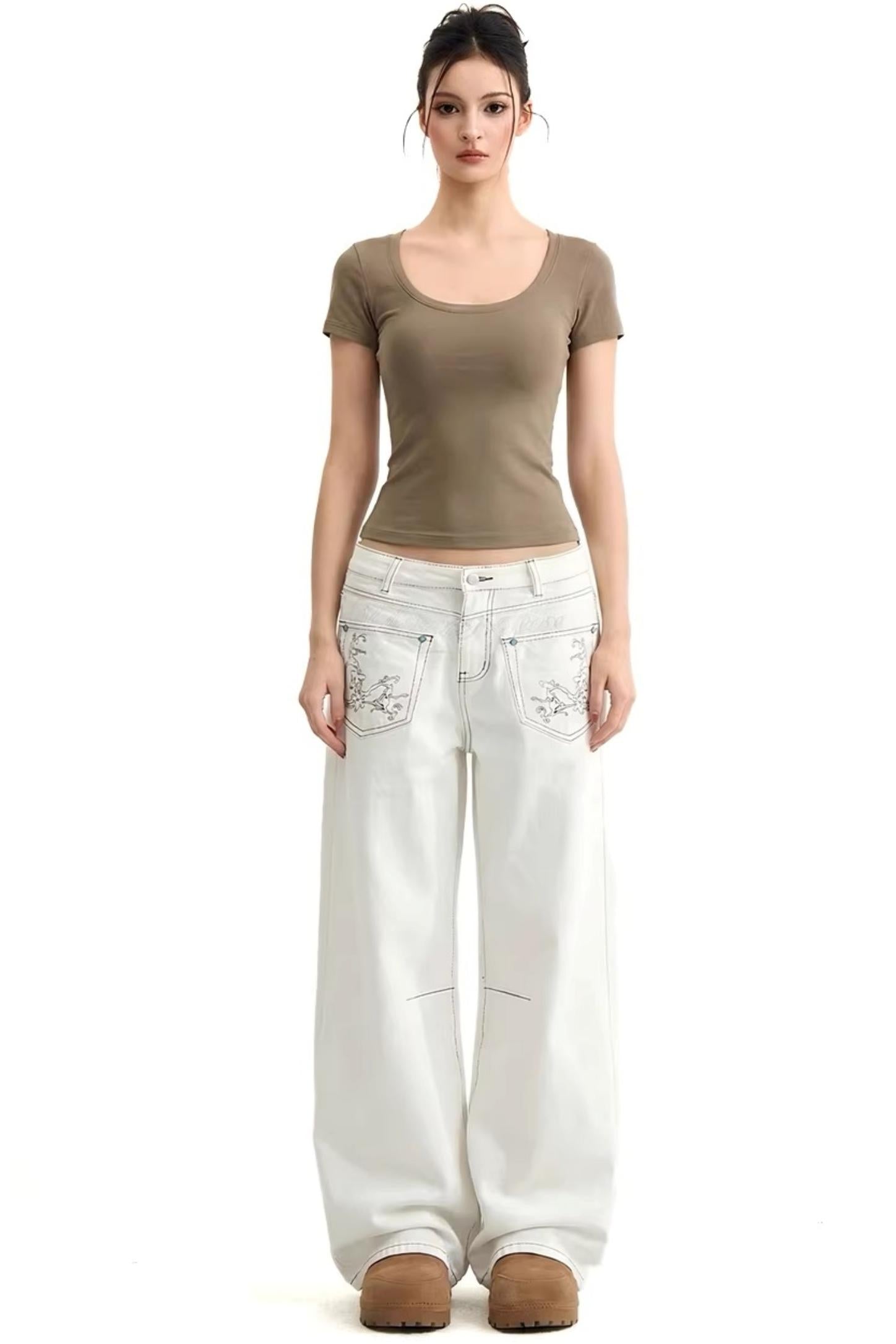 Solid Color Slim Top