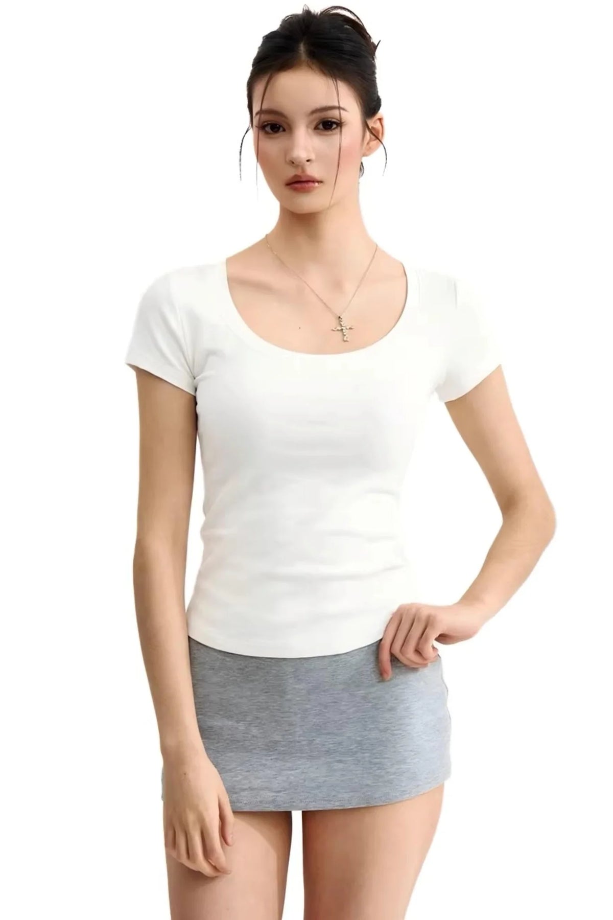 Solid Color Slim Top