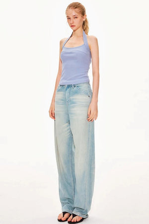 Solid Halter Neck Top