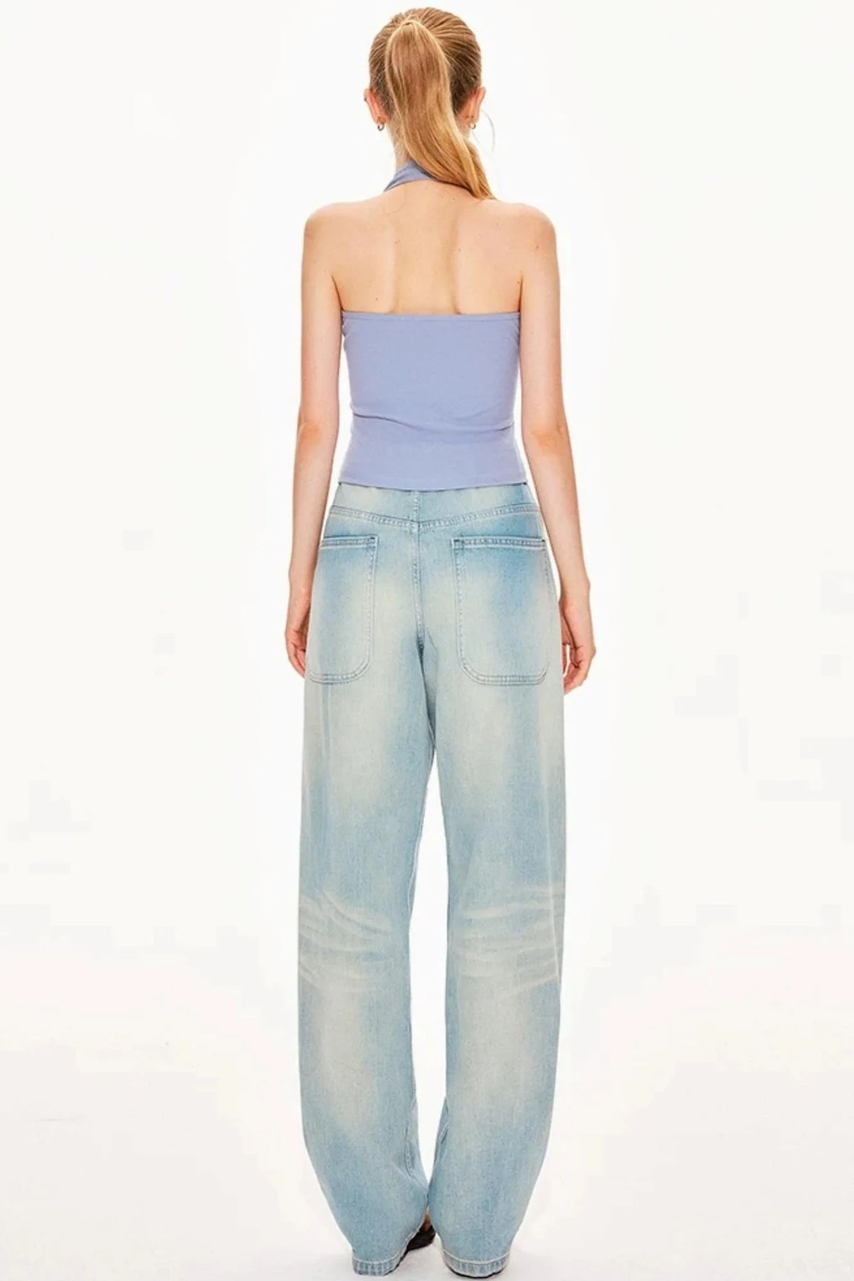 Solid Halter Neck Top