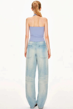 Solid Halter Neck Top