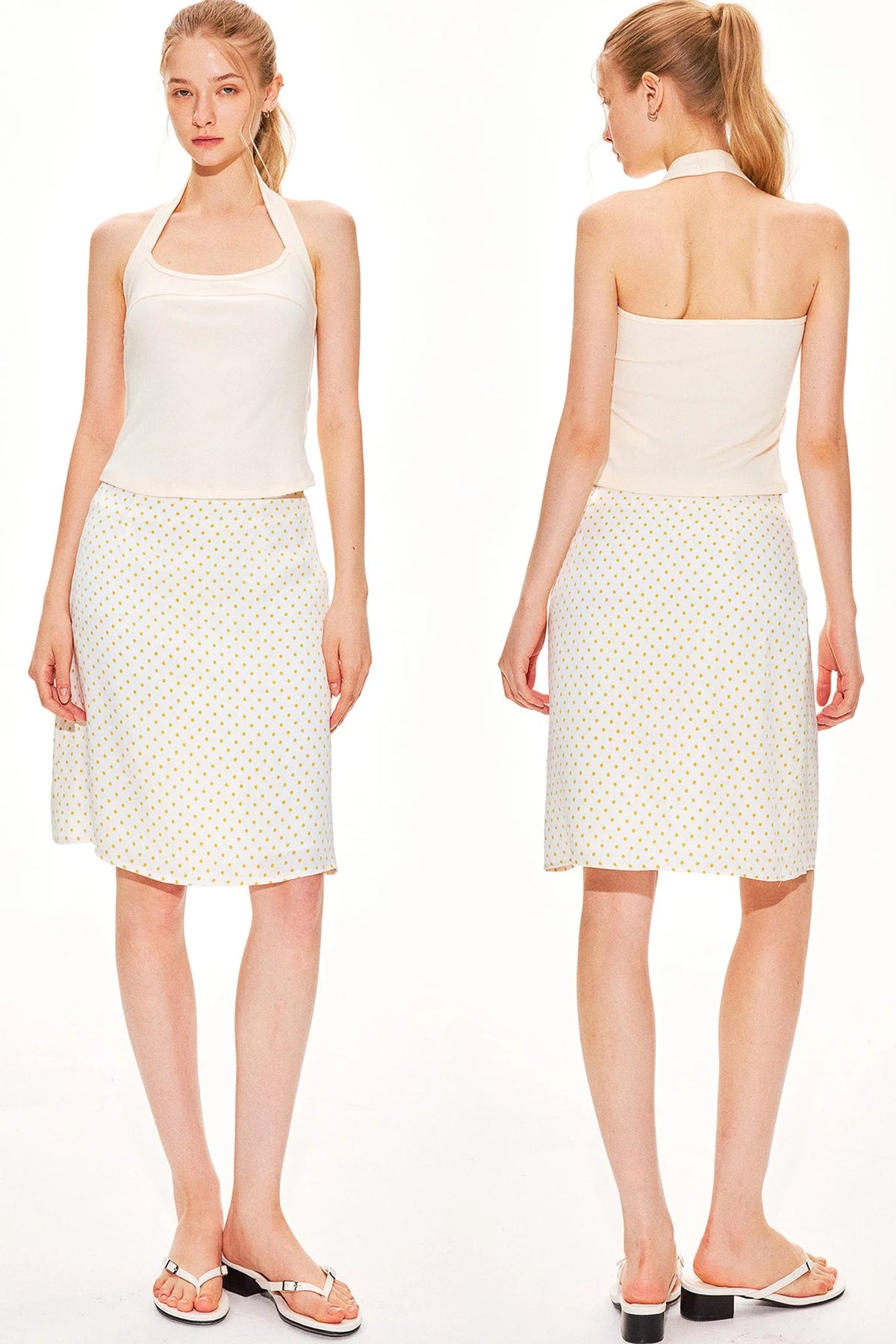 Solid Halter Neck Top