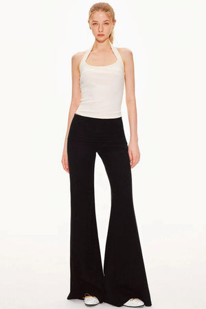 Solid Halter Neck Top