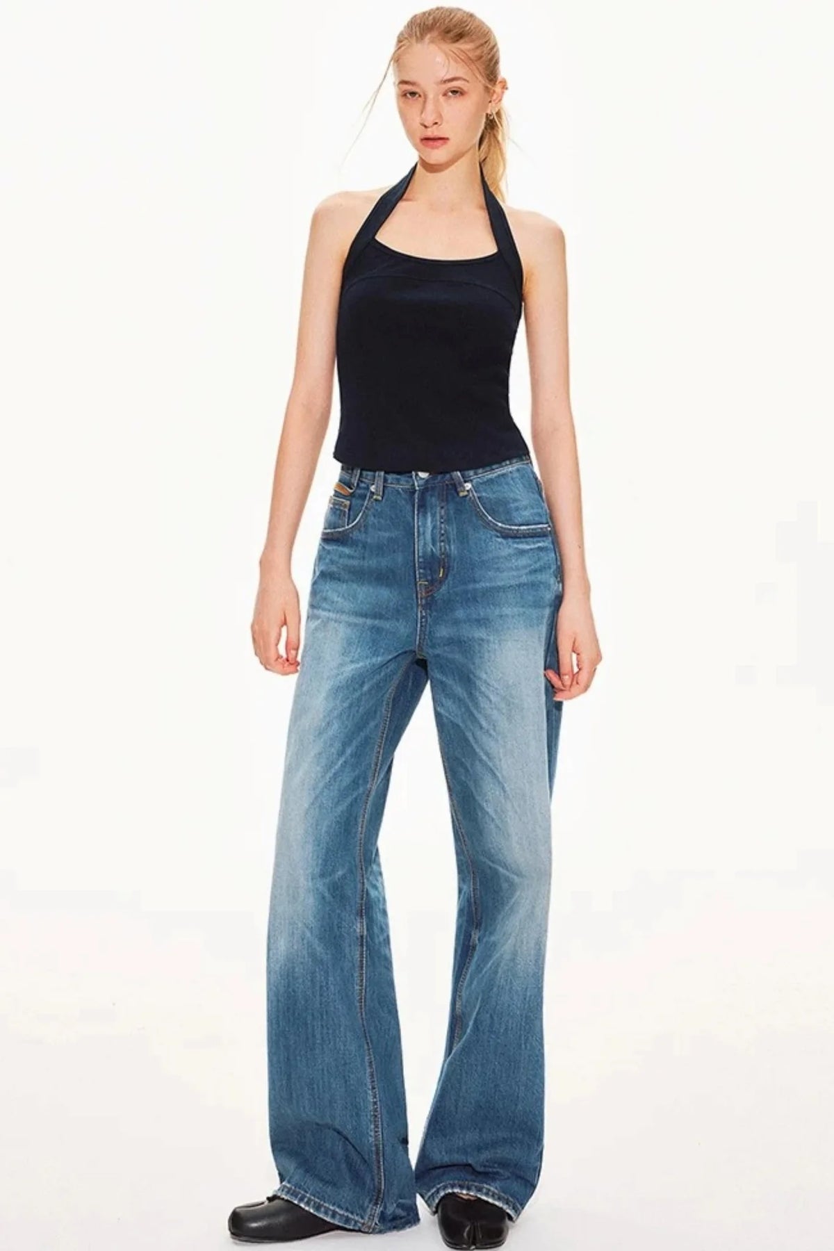 Solid Halter Neck Top