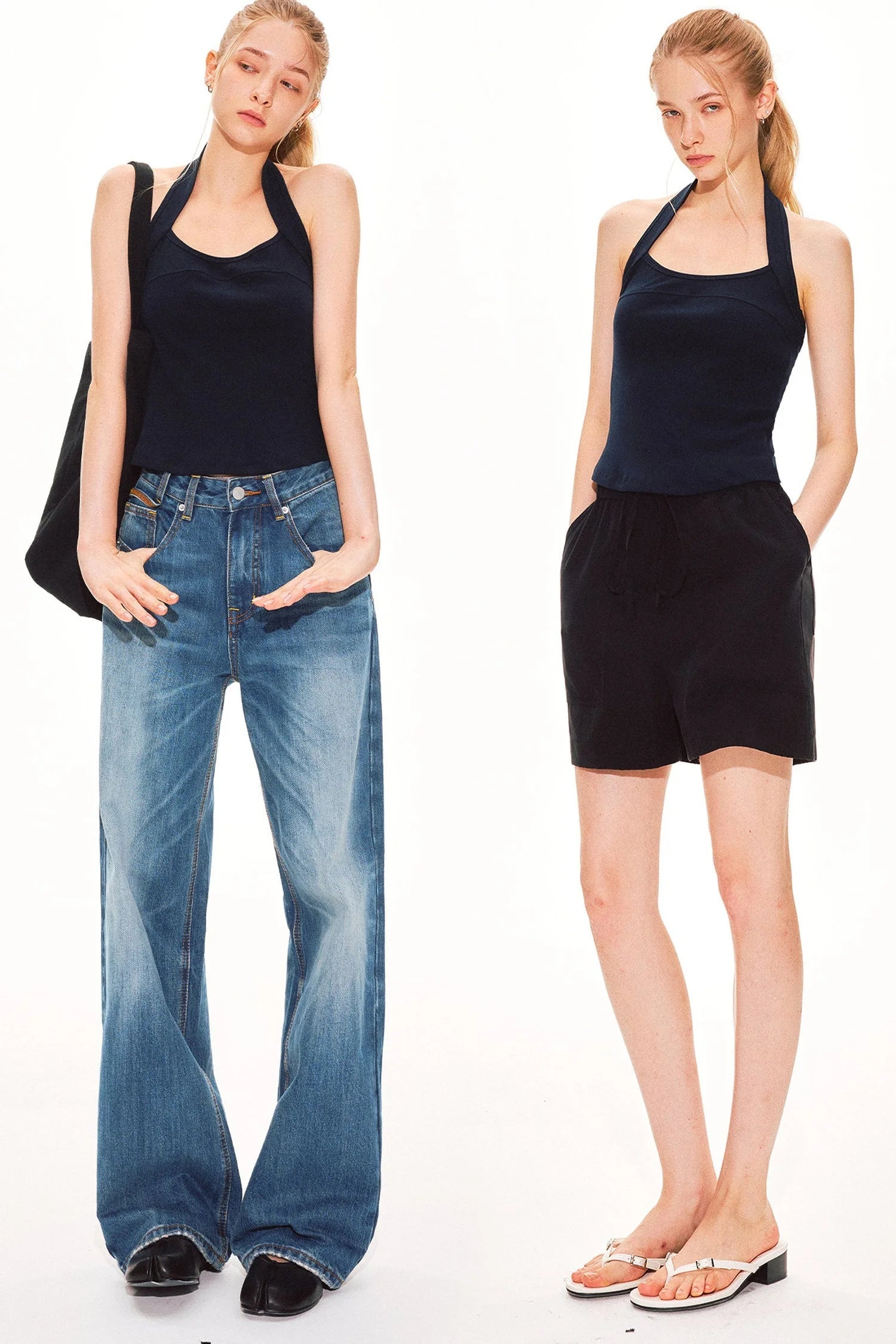 Solid Halter Neck Top