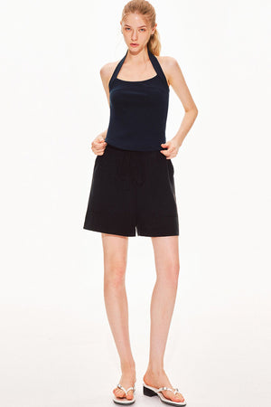 Solid Halter Neck Top