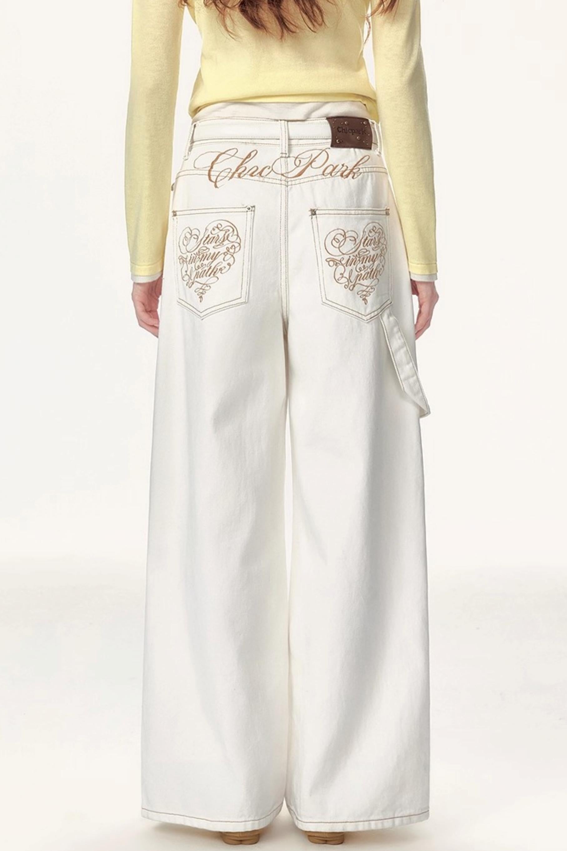 Solid Winter Wide-leg Pants