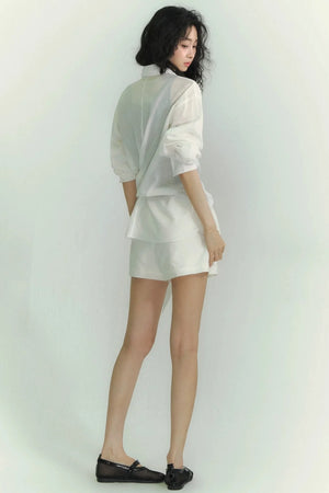 Somesowe Breathable Lace-Up Shirt