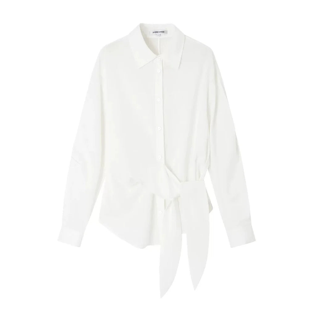 Somesowe Breathable Lace-Up Shirt