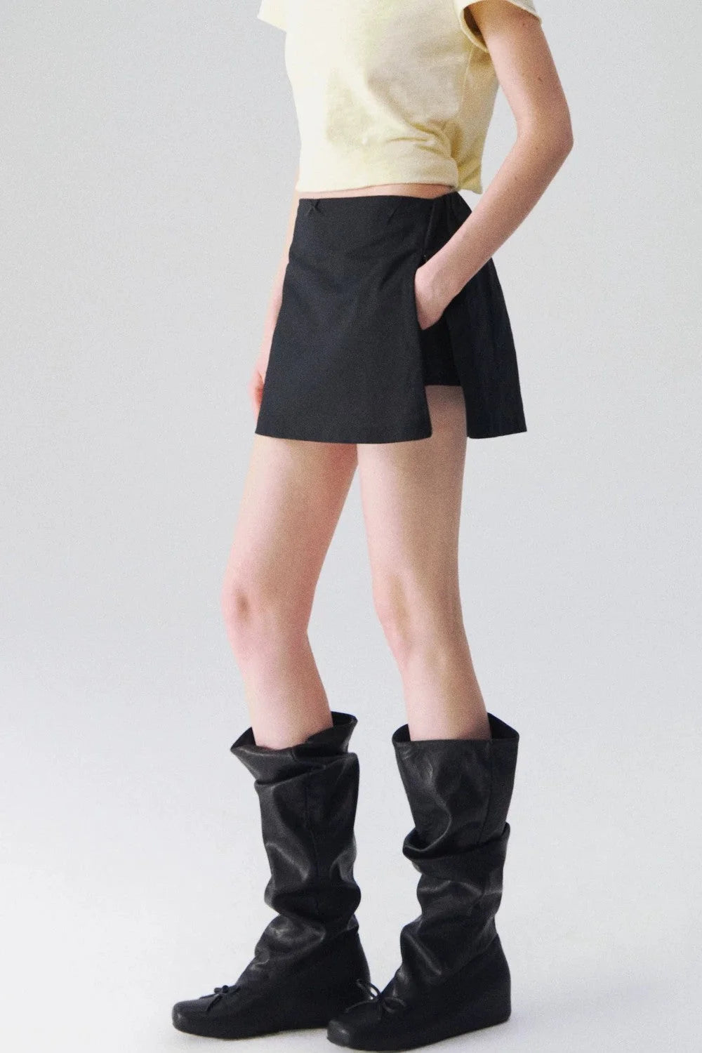 Somesowe Linen A-Line Skirt