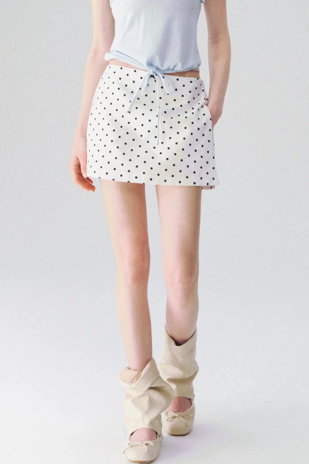 Somesowe Linen A-Line Skirt