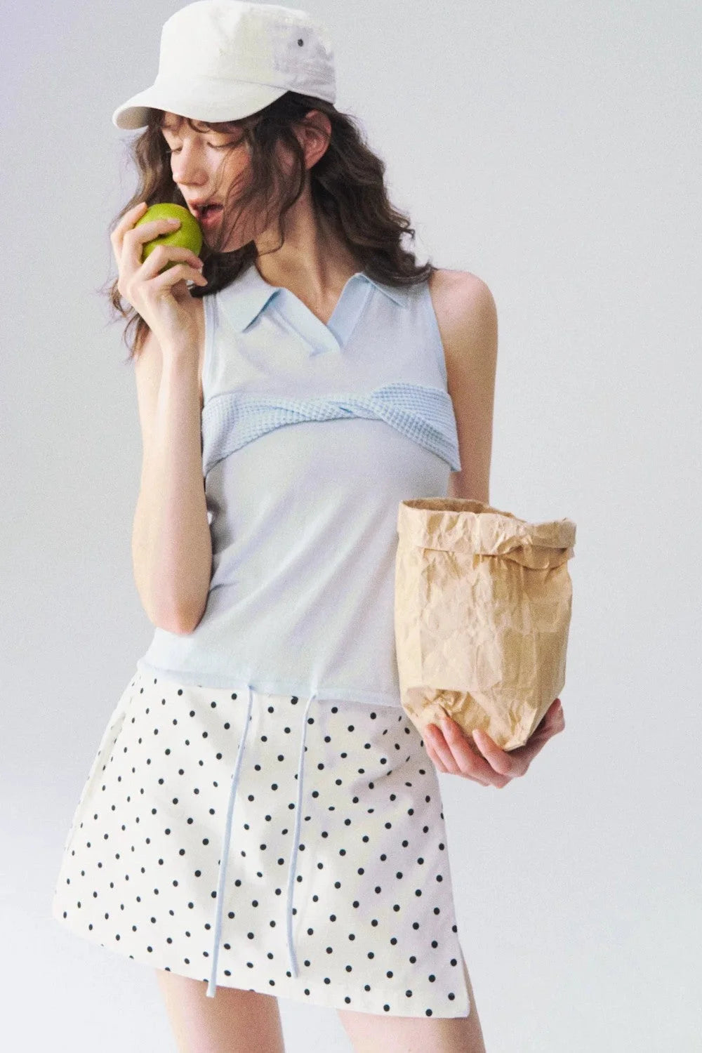 Somesowe Linen A-Line Skirt