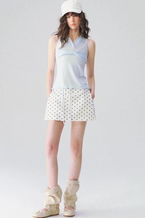 Somesowe Linen A-Line Skirt