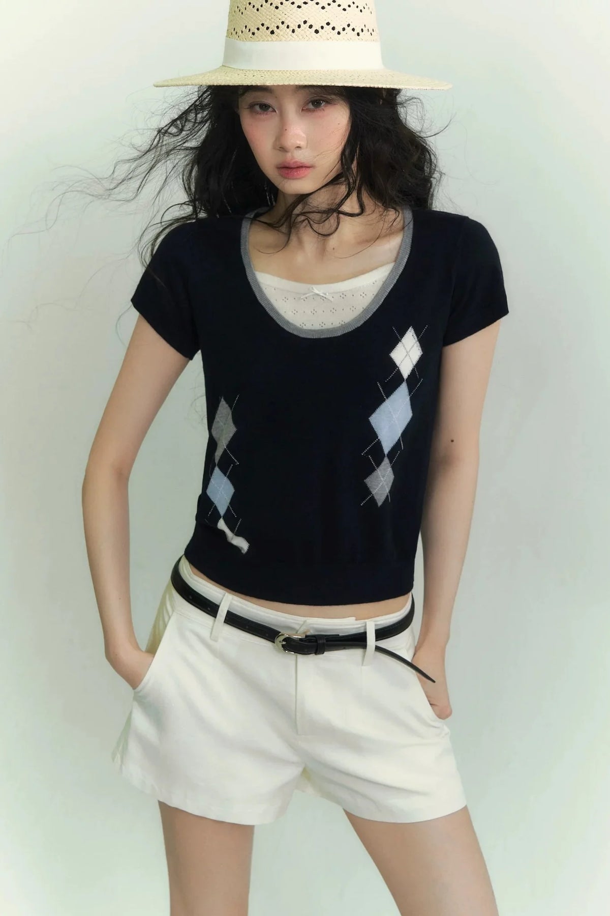 Somesowe Ramie Holiday Shorts