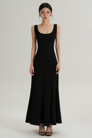 Sophisticated Fishtail Suspender Dress