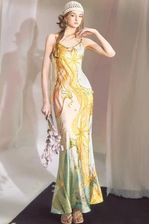 Sparkling Rhinestone Beaded Dress