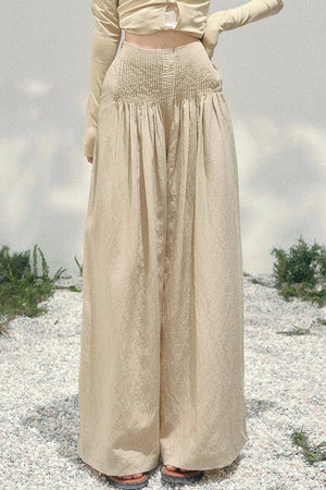 Sparkling Sleeveless Waist-Cinching Top Set-Up