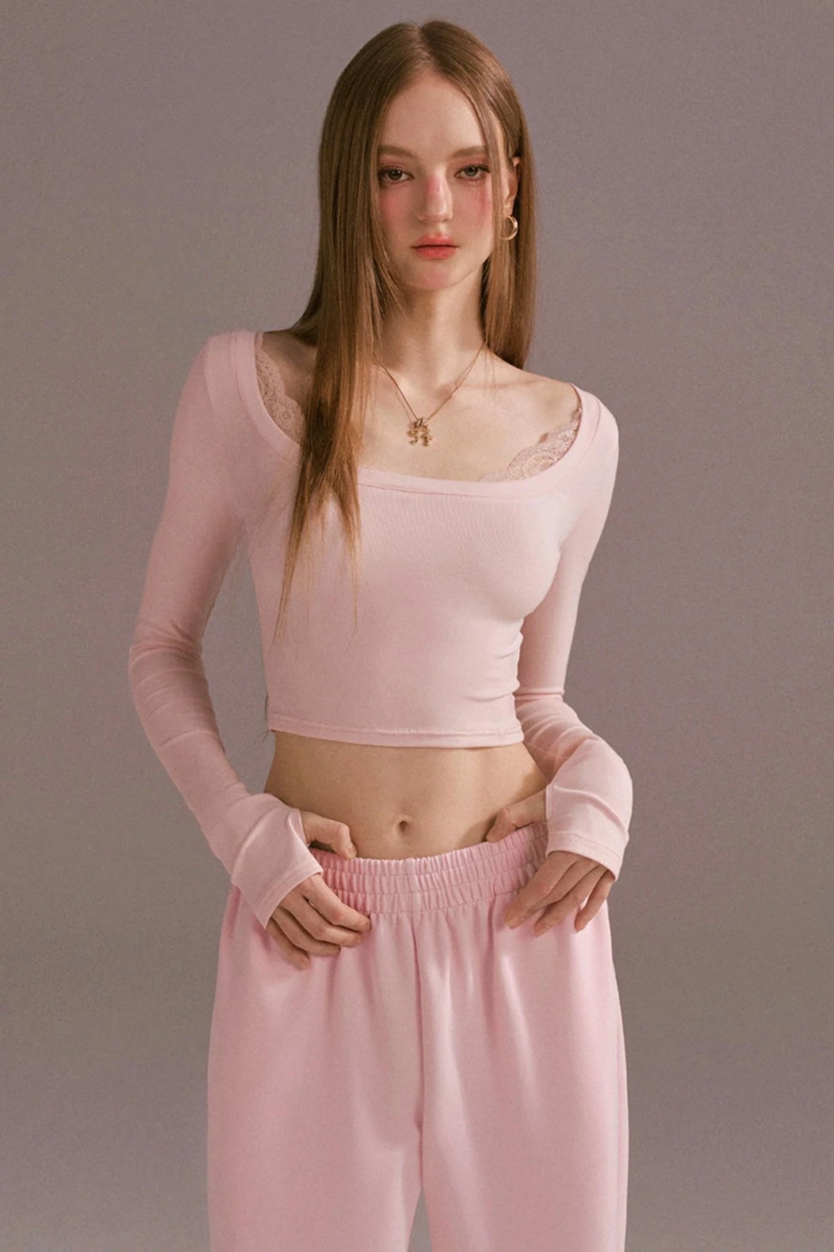 Spice Girl Hooded Knitted Cardigan Set-Up